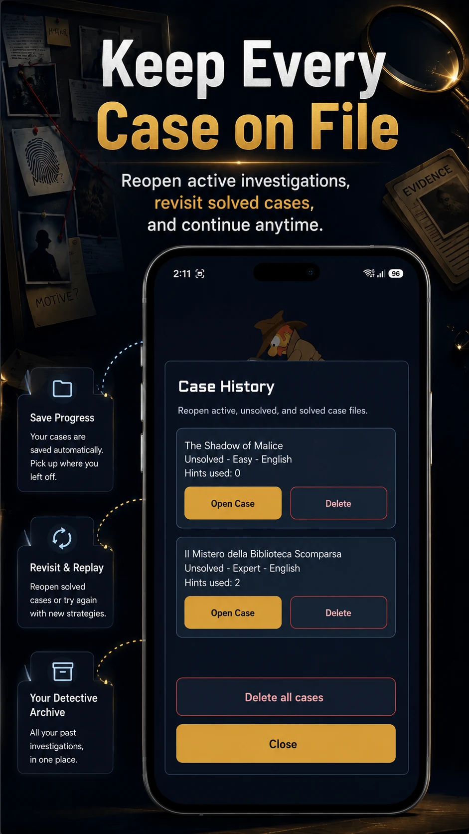 Detective AI: Mystery Game screenshot