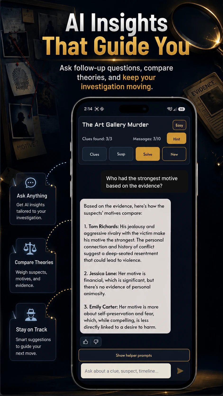 Detective AI: Mystery Game screenshot