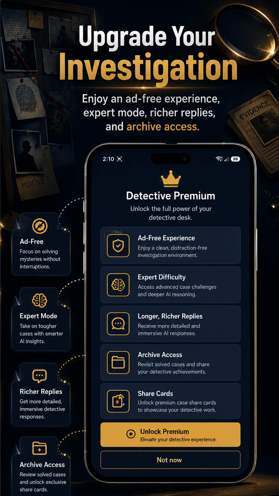 Detective AI: Mystery Game screenshot